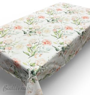 ПОКРИВКА ЗА МАСА, Нежни рози, ХИДРОФОБИРАНА