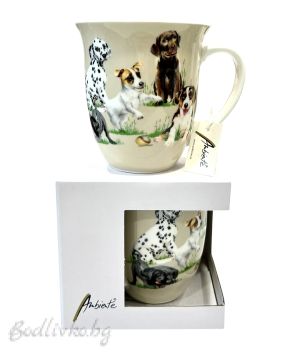 Порцеланова чаша Ambiente, Кученца, 400мл.