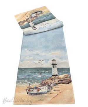 ЖАКАРДОВ ТИШЛАЙФЕР, Морски фар и гларуси 45/140 СМ.