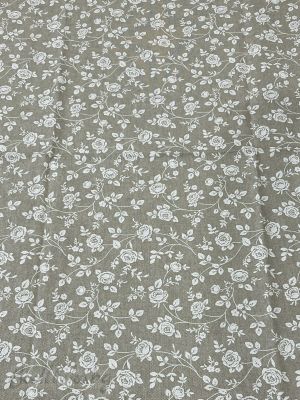 ПОКРИВКА ЗА МАСА, Бежови арт рози, ПАНАМА, 87% памук