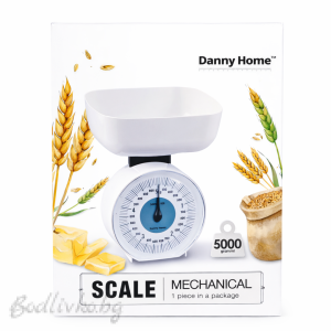 Кухненска везна, Danny Home, до 5 килограма с купа, 19 см.