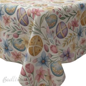 ПОКРИВКА ЗА МАСА, Великден с лалета, ХИДРОФОБИРАНА