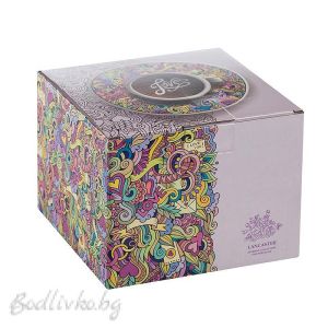 Порцеланова чаша за кафе или чай в кутия, 300мл. , Кораб