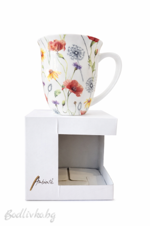 Порцеланова чаша Ambiente, Микс от цветя, 400мл.