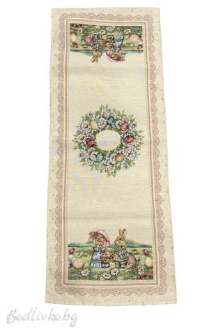 ЖАКАРДОВ ТИШЛАЙФЕР, Великденски зайчета, НАЛИЧЕН В ДВА РАЗМЕРА