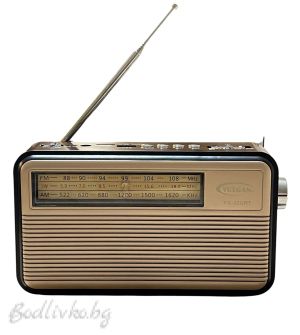 Ретро радио, качествен и хубав звук, 21х12 см.