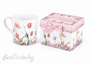 Порцеланова чаша, лалета, 290мл., луксозна кутия