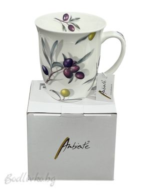 Порцеланова чаша Ambiente, Маслини, 400мл.