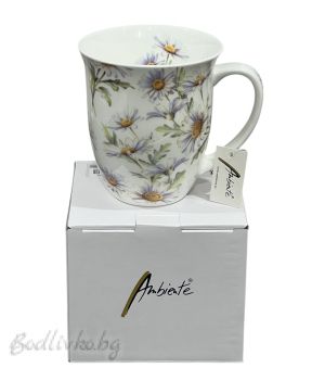 Порцеланова чаша Ambiente, Маргаритки, 400мл.