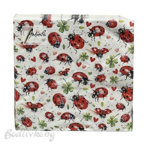 Салфетки, Ambiente, Калинки, 20 броя в опаковка