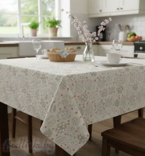 ПОКРИВКА ЗА МАСА Великенски яйца- натурални нюанси