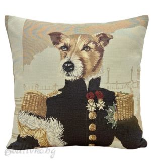 КАЛЪФКА за възглавничка, ГОСПОДИН КОТАРАК, 45/45см.