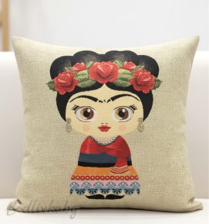 КАЛЪФКА за възглавничка,ДАМА РОЗА- ФРИДА, 45/45см.