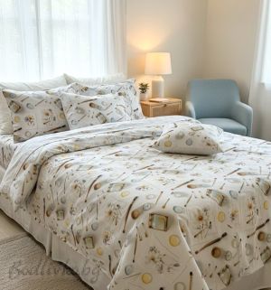 КОМПЛЕКТ ЗА ЕДИНИЧНО ЛЕГЛО, ГРИМ– 100% натурален памук (5Д Ранфорс), 3 части 