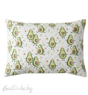 КАЛЪФКА за възглавница, Авокадо, 50/70см., 100% натурален памук, поплин  