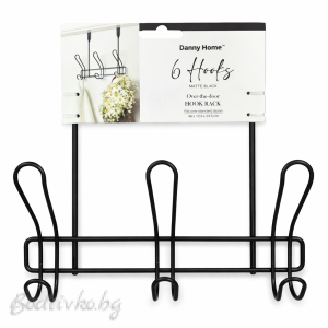 Метална закачалка за врата, Danny Home, 45х12,5х23,5 см.