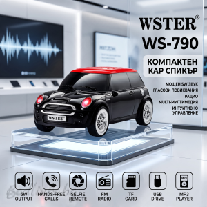 Колона, Bluetooth, Мини Купър, качествен звук, 5W